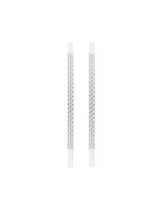 26 Triple Square Twisted Spring Fork Bars Chrome.